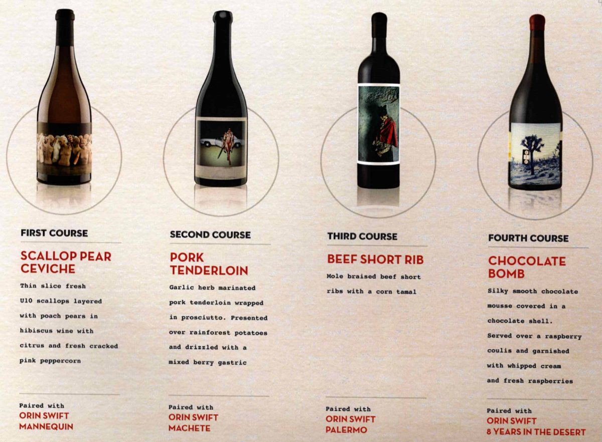 Coursed Tasting Menu